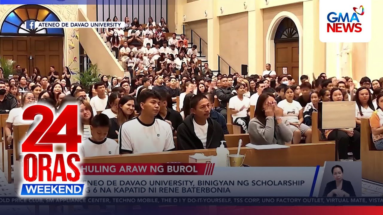 6 na kapatid ni Rene Baterbonia, bibigyan ng scholarship ng Ateneo de Davao | 24 Oras Weekend