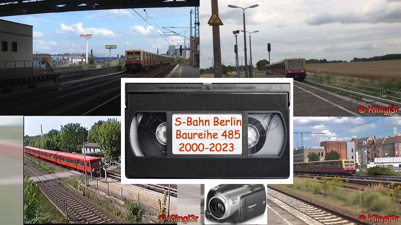 S-Bahn Berlin - die Baureihe 485 2000-2023 -  FullHD, MiniDV Enhanced & VHS - Bonusvideo