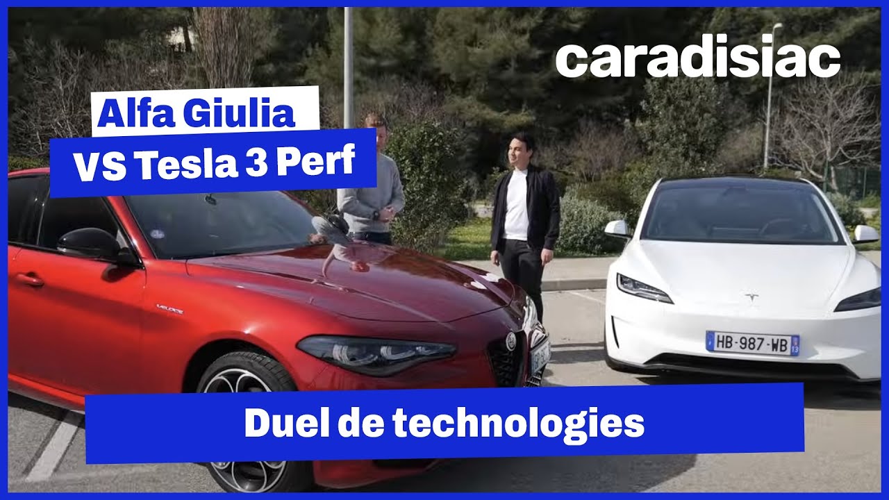 Tesla Model 3 Performance VS Alfa Giulia, le duel perdu d'avance en France