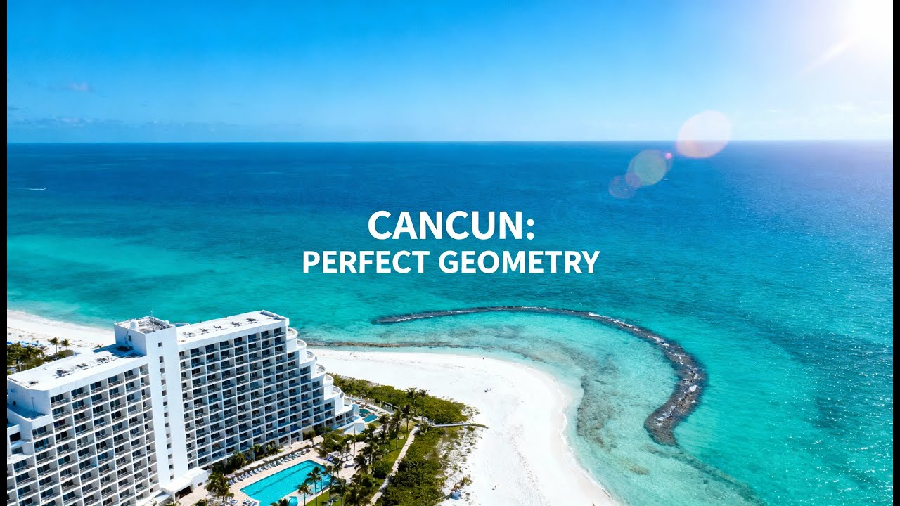 10 Minutes of Turquoise Geometry: Cancun Aerial Audit 🏝️