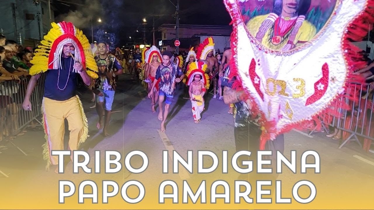 Prévia Carnaval 2024   Tribo Indigena   Papo Amarelo  #TriboPapoAmarelo