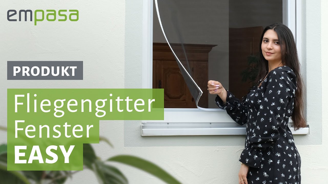 Fliegengitter Fenster EASY &ndash; Flexibles Magnet-Fenster ganz ohne Bohren | insektenstop.net