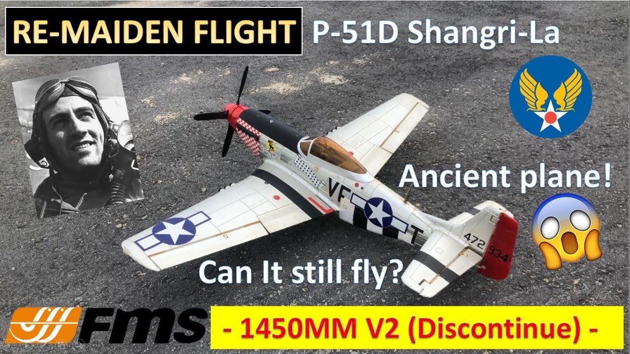 FMS P-51D Mustang V2 Shangri-La 1450mm (57