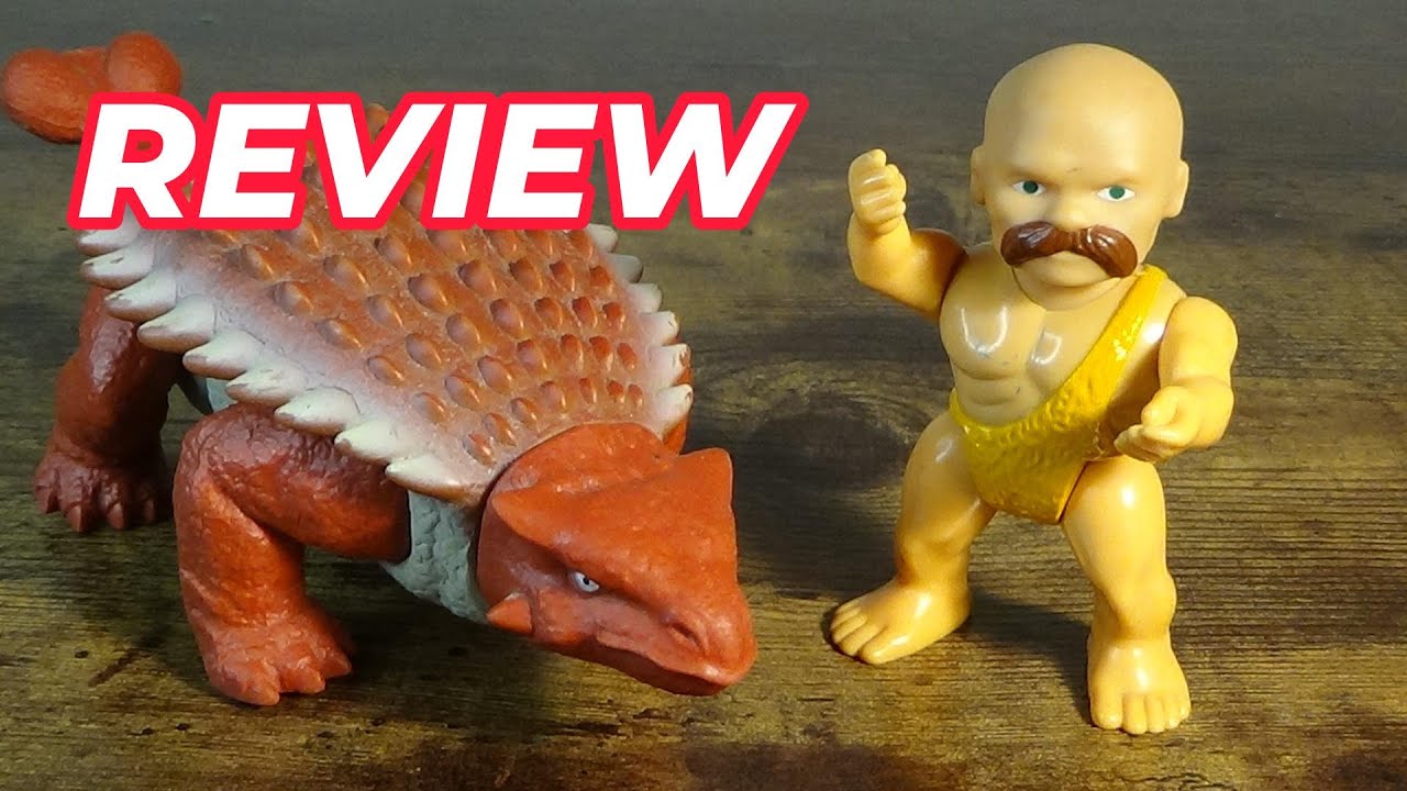 Ankylosaurus and Thrax Playskool Toys Vintage Definitely Dinosaurs Action Figure Review