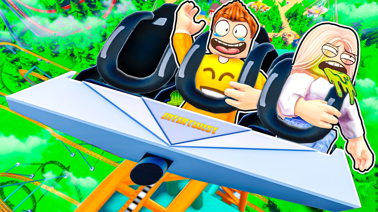 24 GODZINY W PARKU ROZRYWKI w ROBLOX! (Tree Tops Theme Park)
