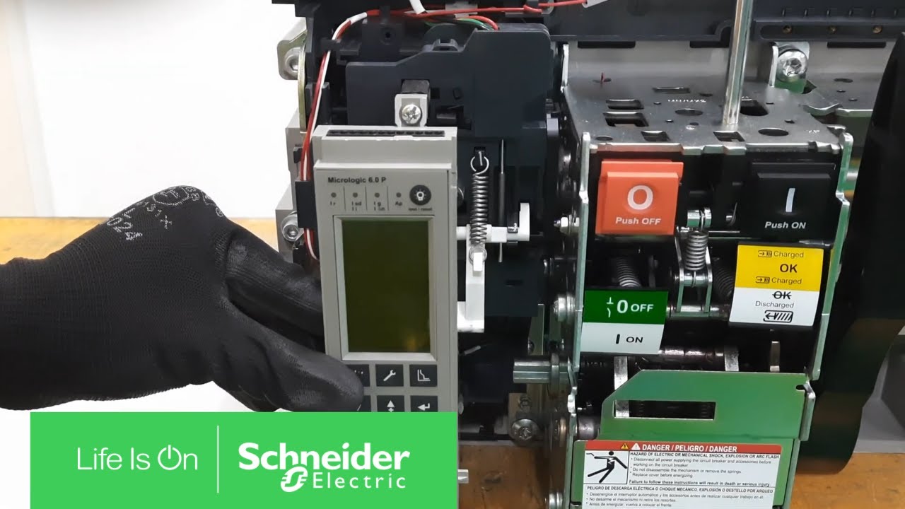 How to Install and Remove the NW Micrologic | Schneider Electric