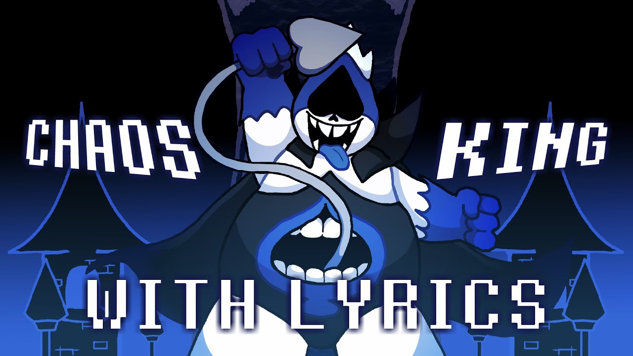 CHAOS KING WITH LYRICS | DELTARUNE CHAPTER 1 COVER | Ft. @JustaKamothy