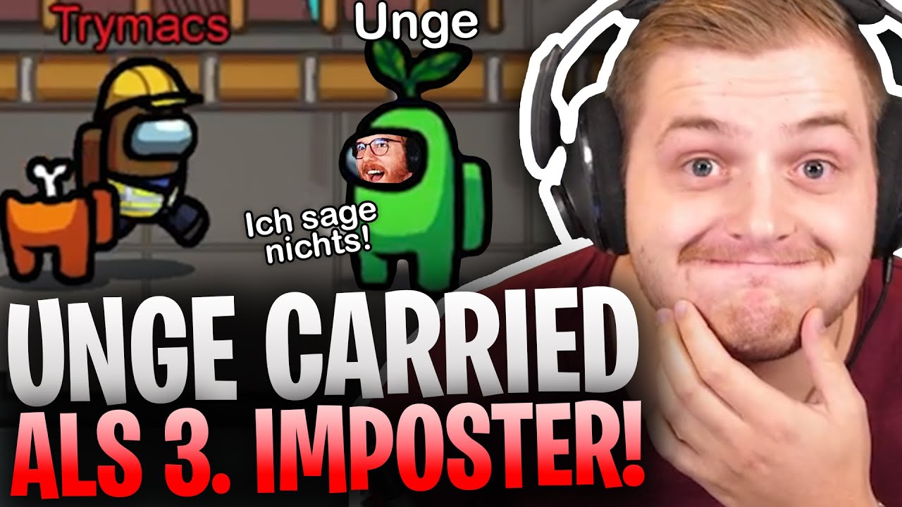 😱😅SO viel SPAß HATTE ich NOCH NIE! | AMONG US mit VOICECHAT?! | UNGE CARRIED mich HART!