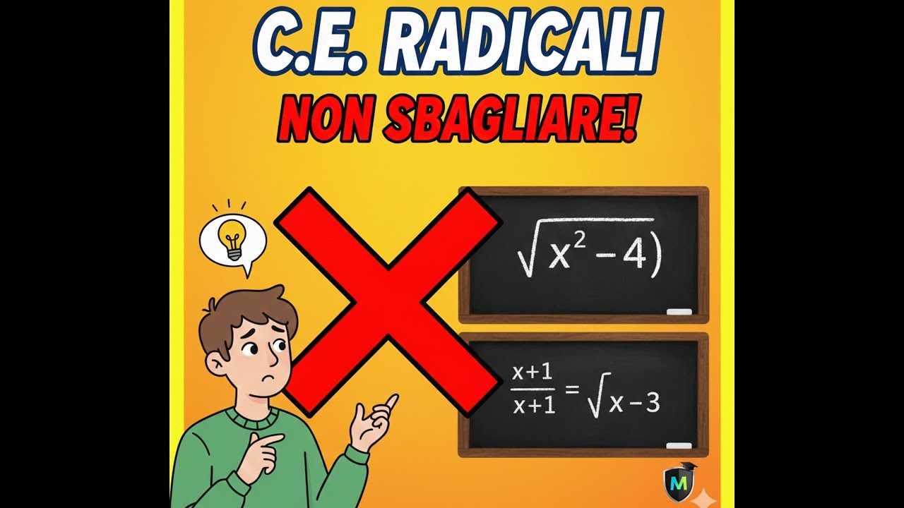 Condizioni di esistenza dei radicali in 3 MINUTI! - Voto 10