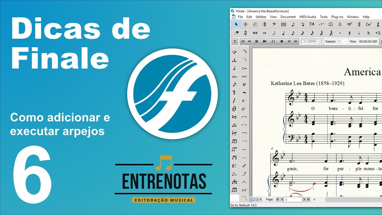 Dica de Finale #6 - Como adicionar e executar arpejos
