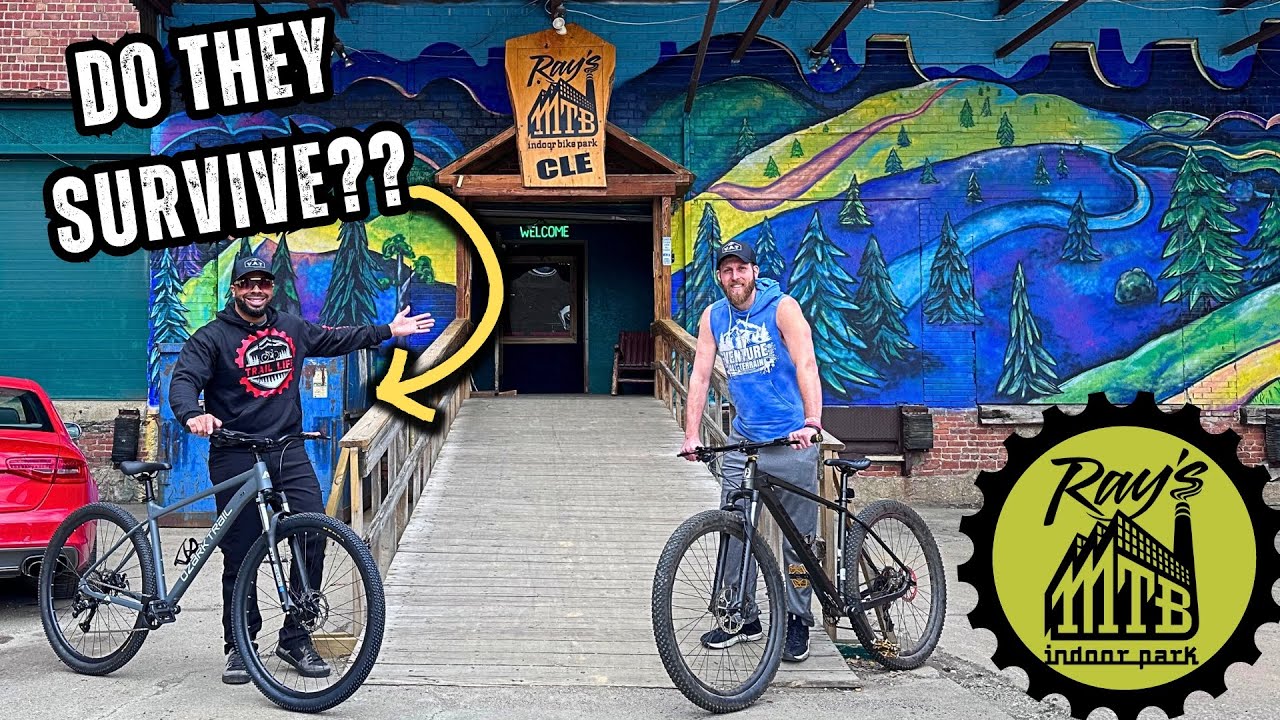 WALMART BIKES VS INDOOR MTB PARK!! | Ray's Indoor MTB Park | Schwinn Axum - Ozark Trail Ridge