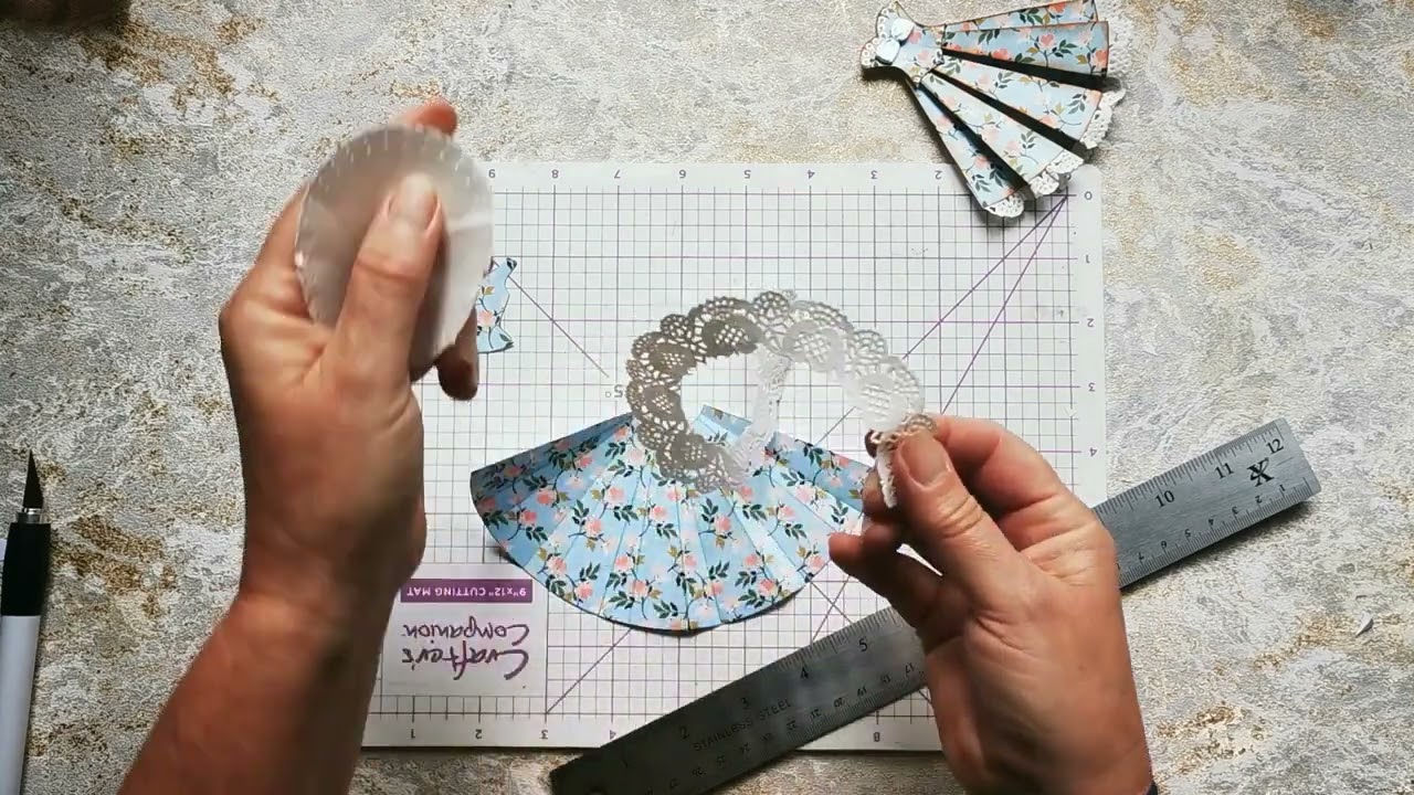 Pleated Paper Dress Tutorial