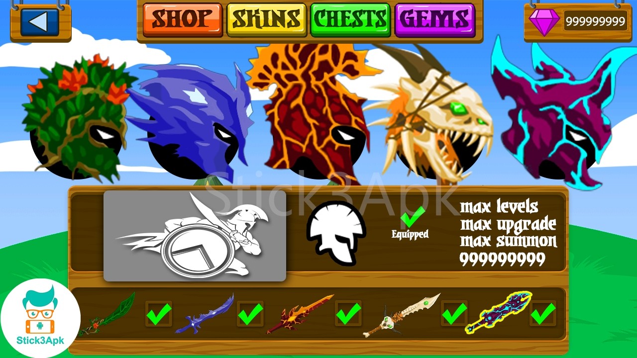 MAX UPGRADE Mercenary x9999 Army vs FINAL BOSS Stick Figure | Stick War Legacy | Stick3Apk