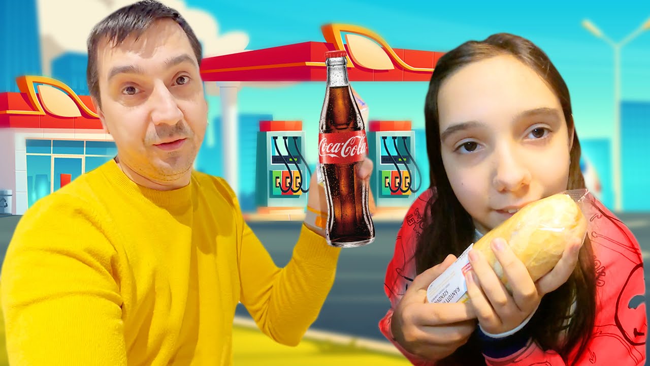 2️⃣ Partea 2 ⏰ 24 de ore MÂNCAM doar în STAȚIILE PECO ⛽  din STRĂINĂTATE 🙀