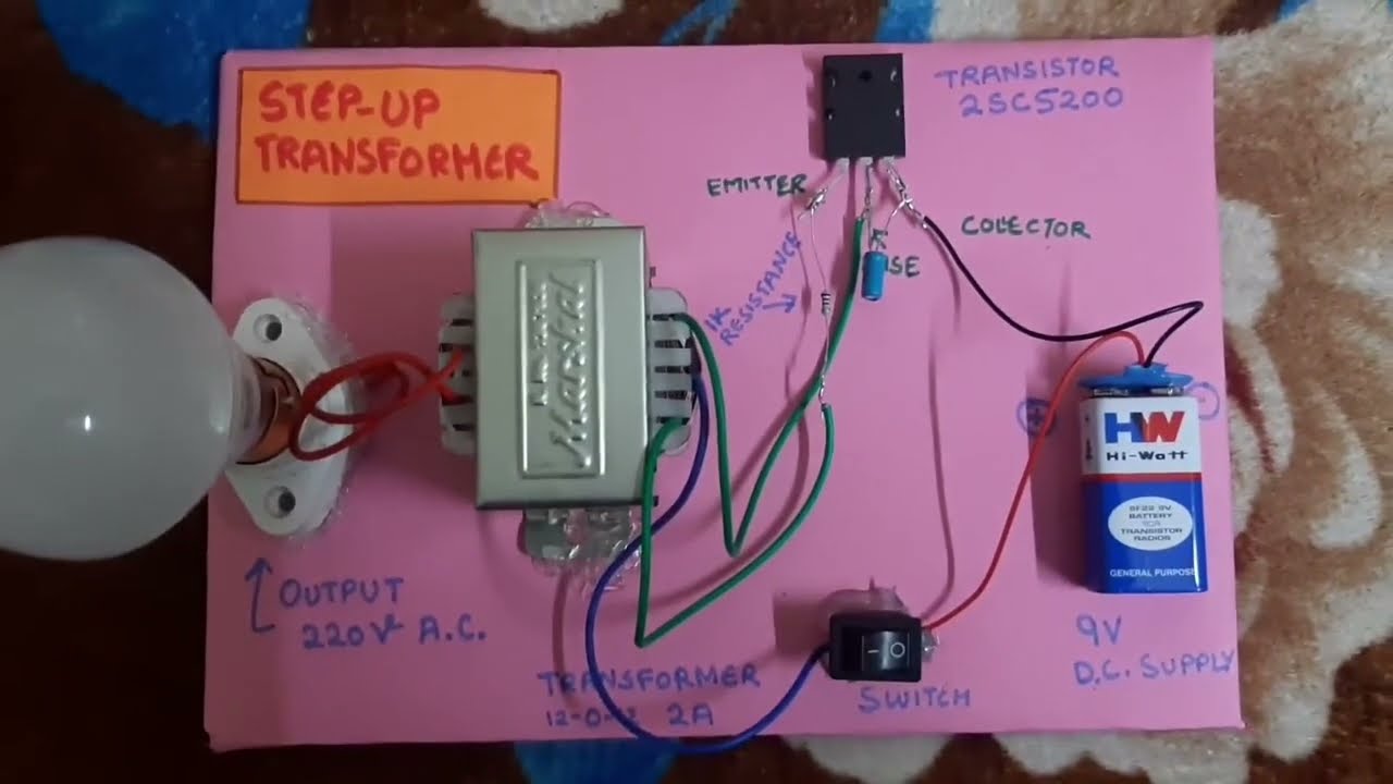 Step Up Transformer Working Model Class 12 | Buy link in Description 
