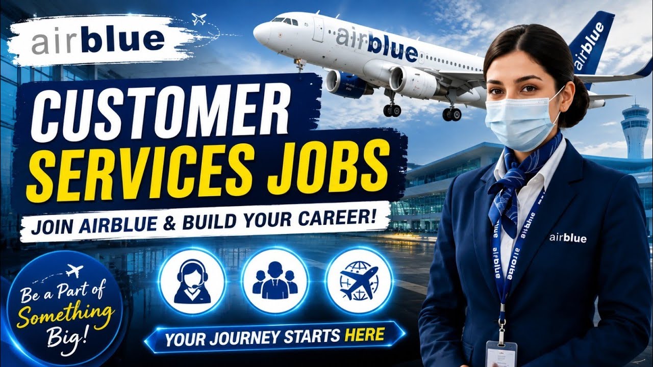 Airblue Customer Services Jobs 2026 | Latest Airblue Jobs in Pakistan | Apply Now