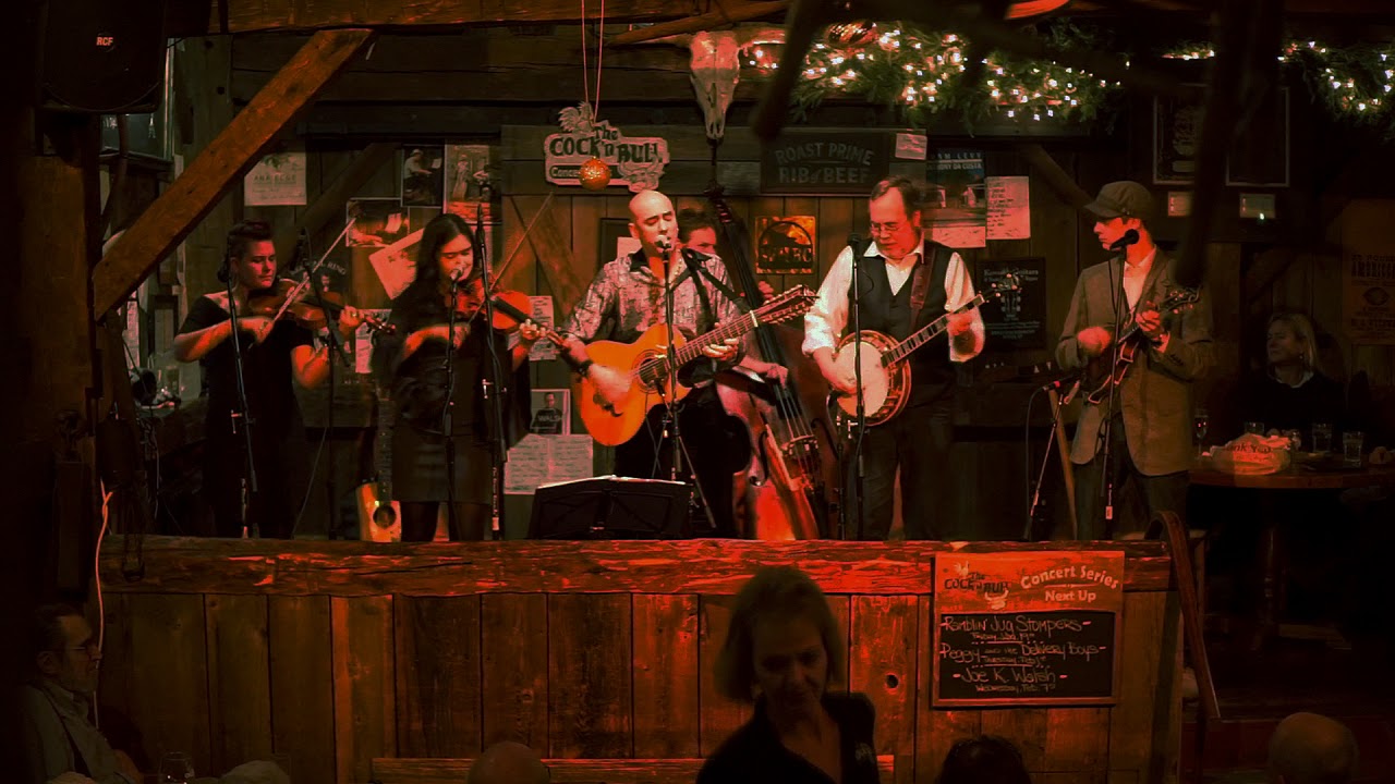 Tony Trischka performs holiday selections at the Cock 'n Bull Restaurant in Galway NY