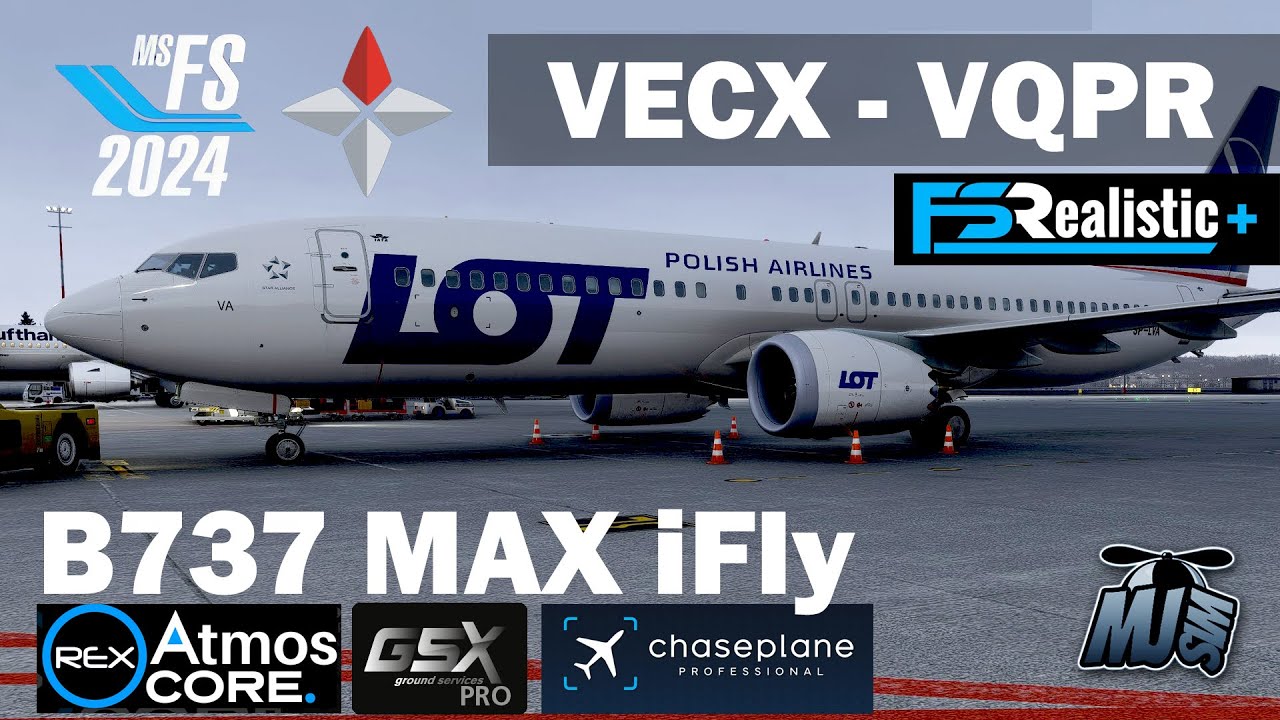 🔴 MSFS 2024 - SU 4 | VECX / Kanpur ✈ VQPR / Paro | B737 MAX8 iFly #mfs2024