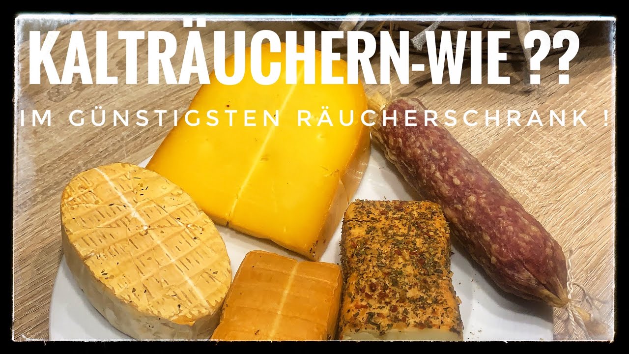 Kalträuchern wie??? Im günstigsten Räucherschrank!! Käse kalträuchern I The BBQ Bear I