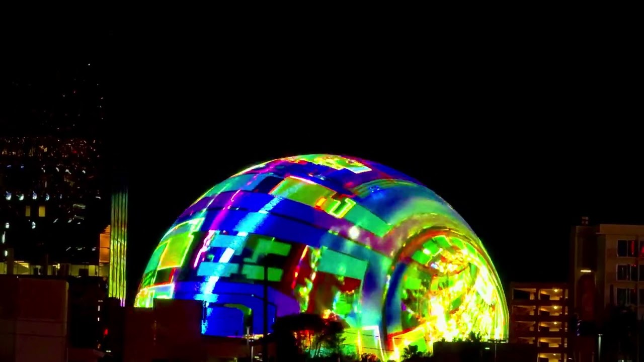 My favorite Sphere external dome clip in Las Vegas