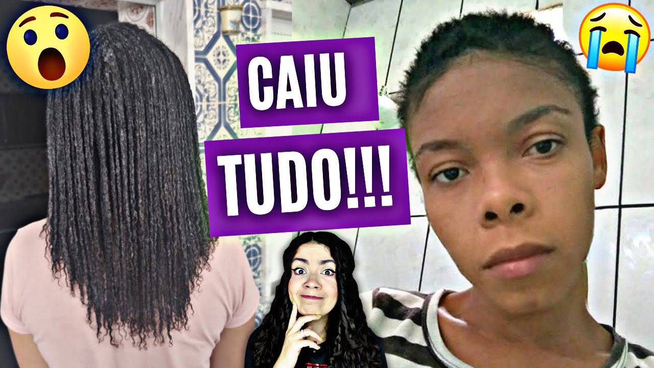 CLIENTE MENTIU PRA CABELEIREIRA E FICOU SEM CABELO!! FEZ DUAS PROGRESSIVAS SEGUIDAS 😭