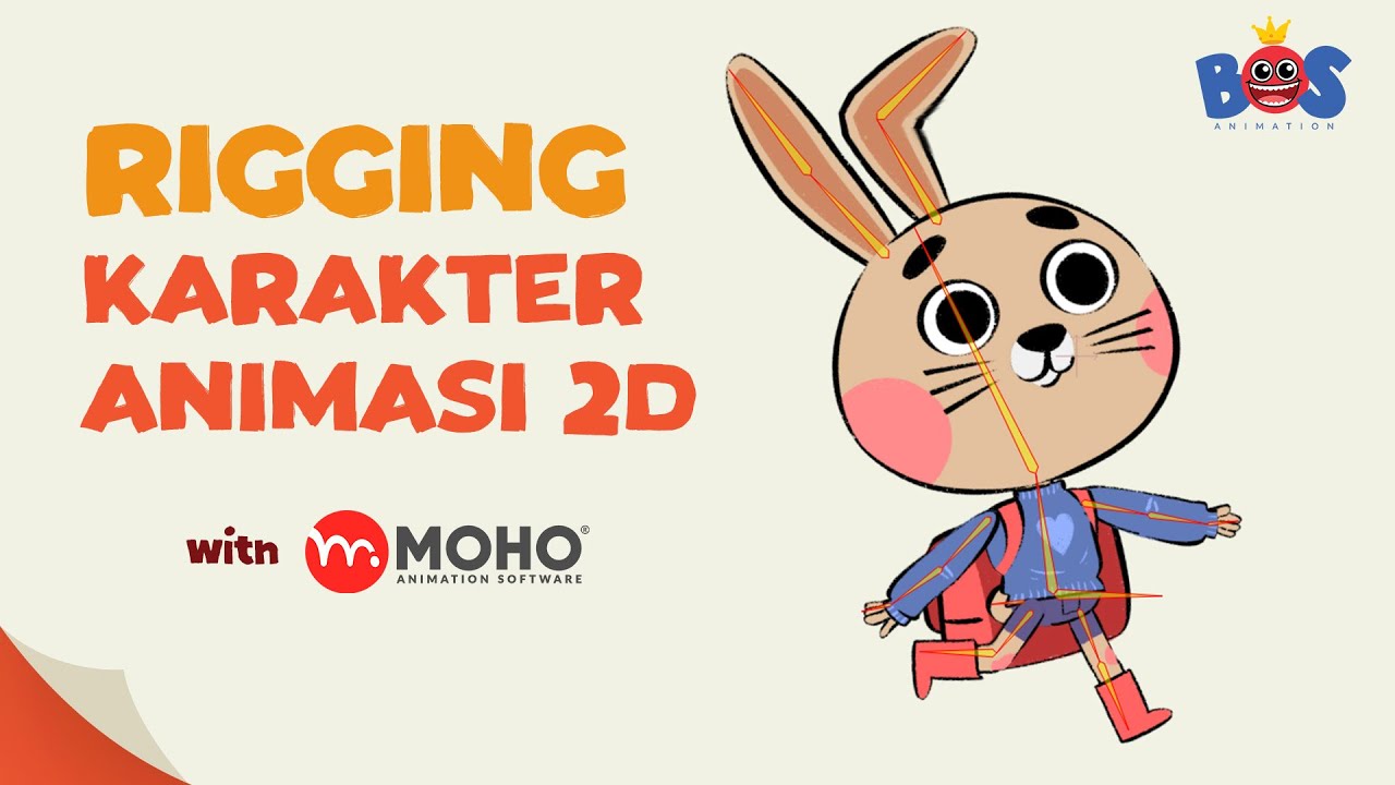 Tutorial Mudah Rigging Karakter Animasi 2D dengan MOHO