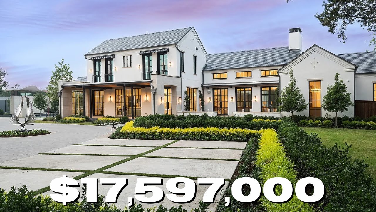 TOUR A $17.6M TRANSITIONAL PRIVATE ESTATE | Texas Real Estate | Dallas Realtor | PRESTON HOLLOW