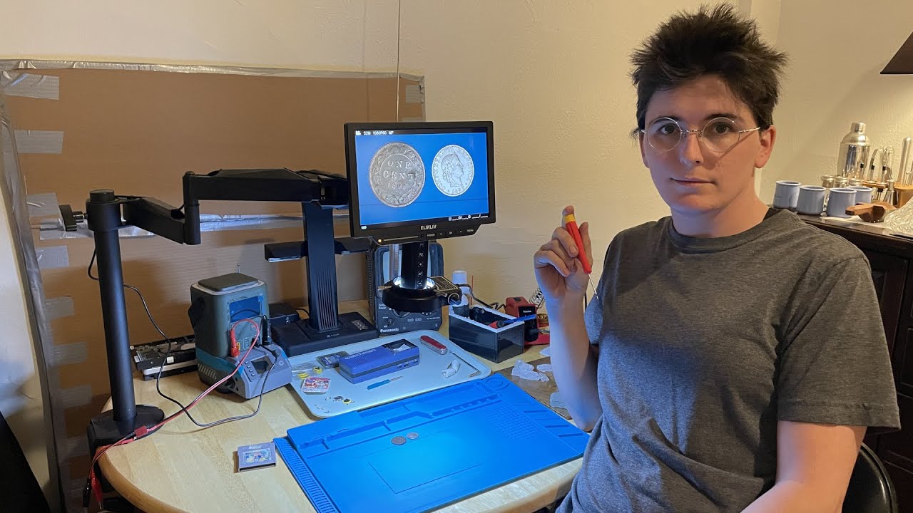 Testing out a Desk Microscope. ELIKLIV 4K Autofocus Microscope EM4K-AF