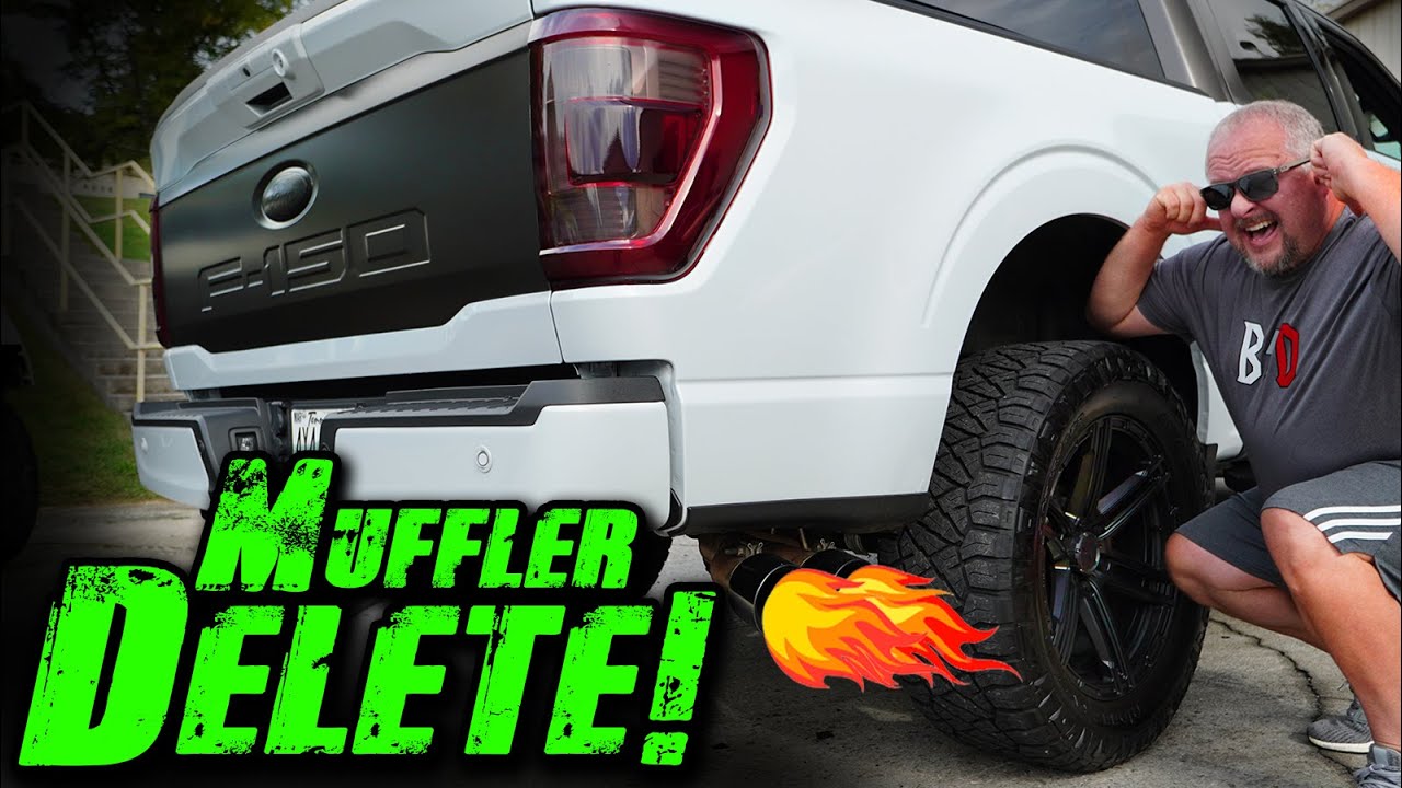 SUPERCHARGED 2021 F150 Get’s The Old Muffler Delete Mod!