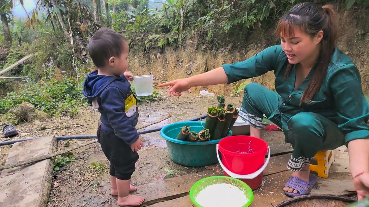 Pregnant woman makes five-color blue rice - Suddenly has a severe stomach ache
