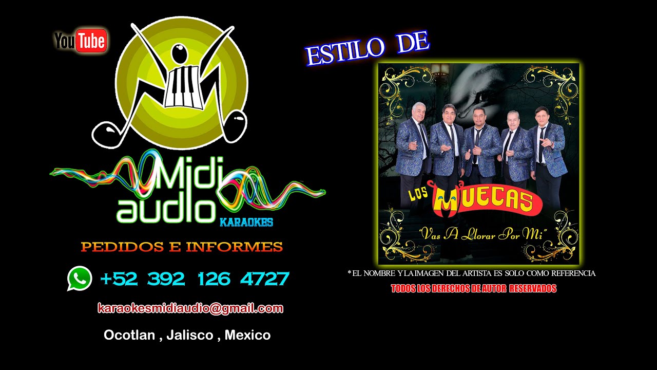 KARAOKE SEIS PIES ABAJO - LOS MUECAS 2022 @losmuecasoficial4208
