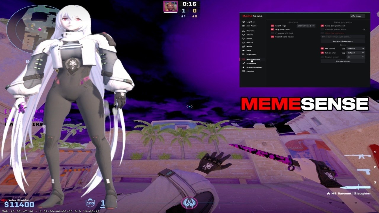 #hvh 🍉CS2 CHEATING WITH MEMESENSE 🍉 | non-prime |  !the most custom cfg