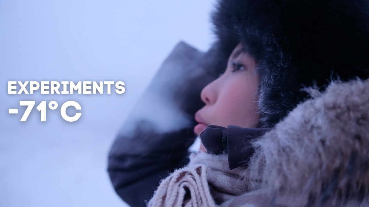 6 Experiments in the Coldest Town on Earth, Yakutsk (-71&deg;C, -95&deg;F)