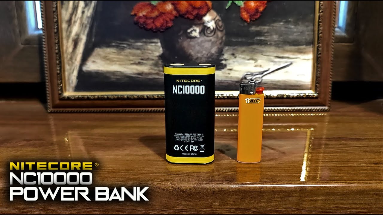 Самый маленький Power Bank+фонарь Nitecore NC10000@CorcoranALSurvival Tool