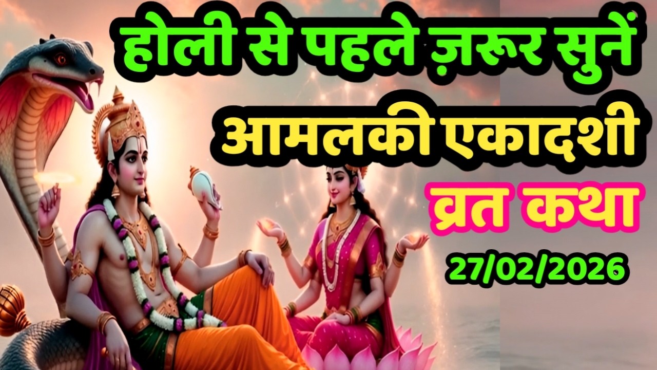 भाग्य जगाने वाली कथा || फागुन मास की आमलकी एकादशी का दिव्य चमत्कार ||