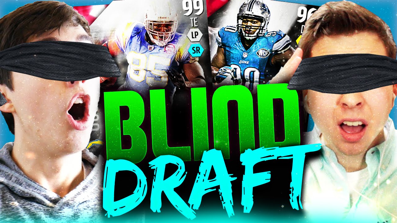 I CANT BELIEVE IT! CRAZY BLIND DRAFT AND PLAY! MADDEN 16 DRAFT CHAMPIONS VS TDPRESENTS