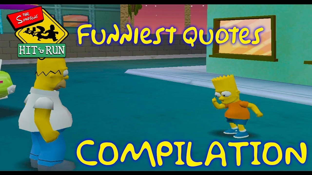 Simpsons Hit and Run: Funniest Quotes