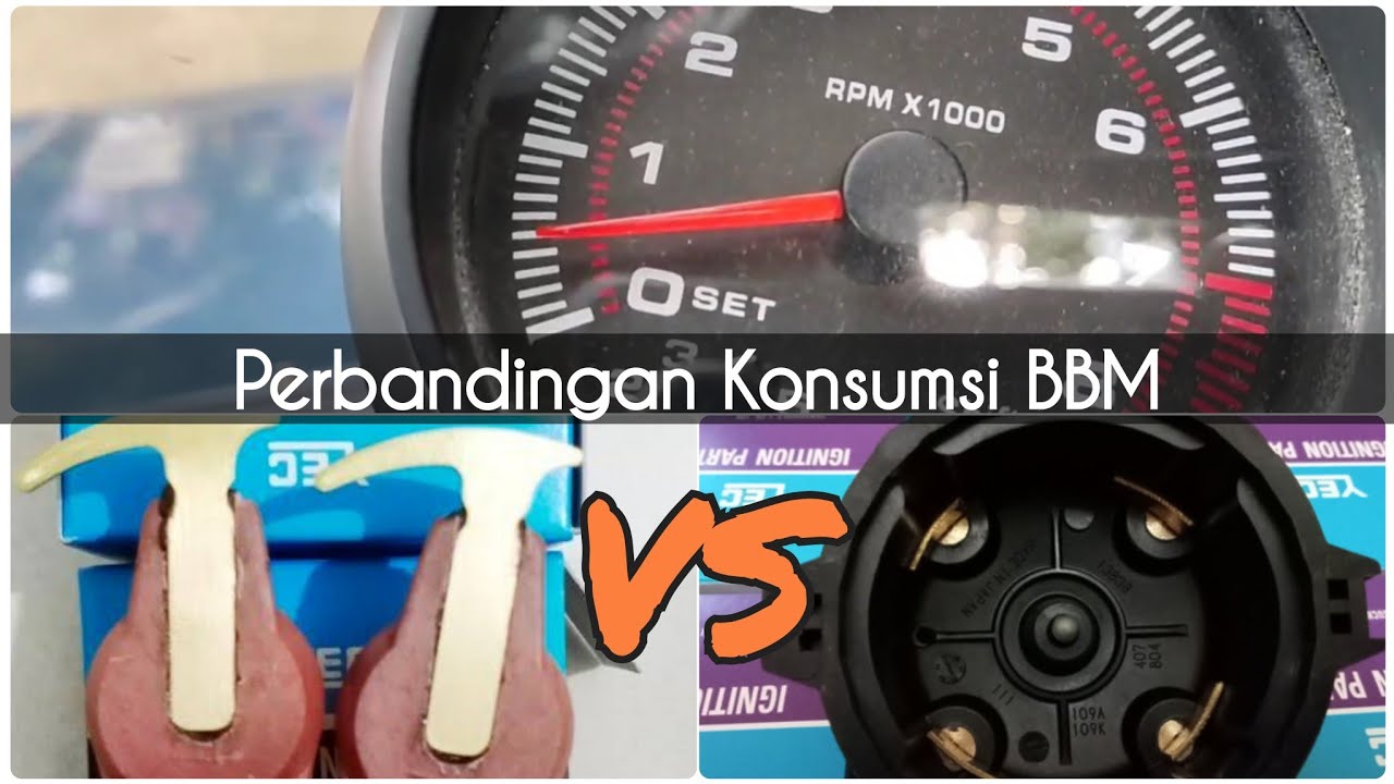 Perbandingan Konsumsi BBM Rotor Clurit dengan Tutup Delco Racing
