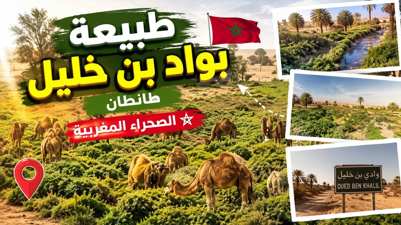 طبيعة بواد بن خليل طانطان  الصحراء المغربية