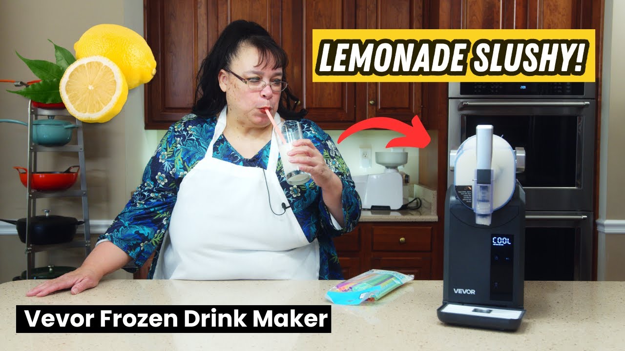Lemonade Slushy Time! 🍋 Testing the VEVOR Frozen Drink Machine!