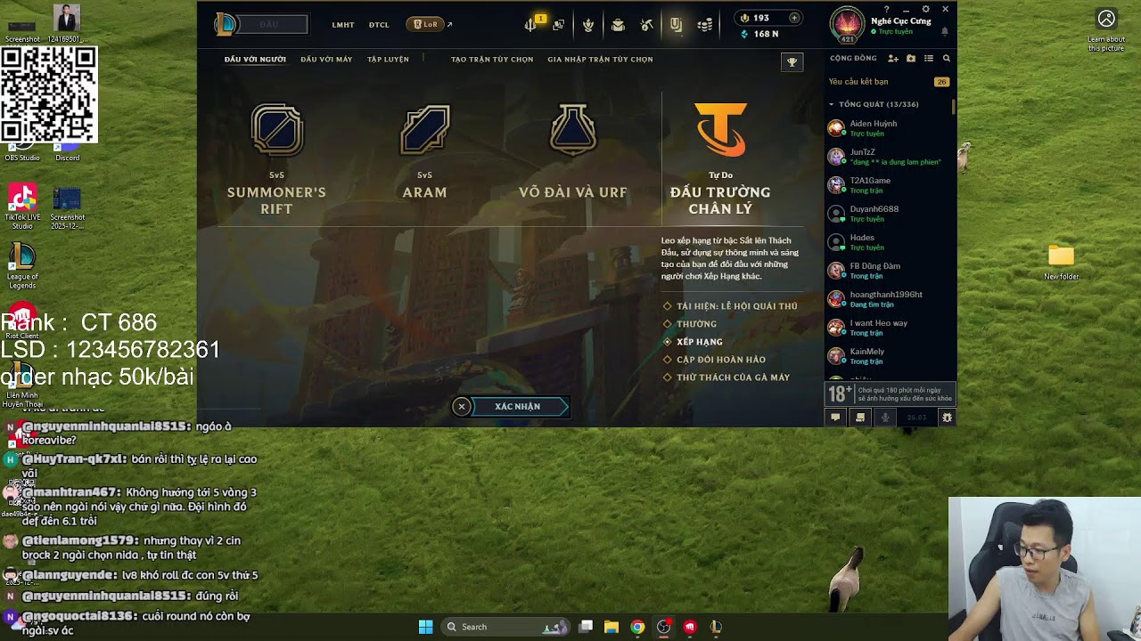 Chill rank , nay hơi trễ