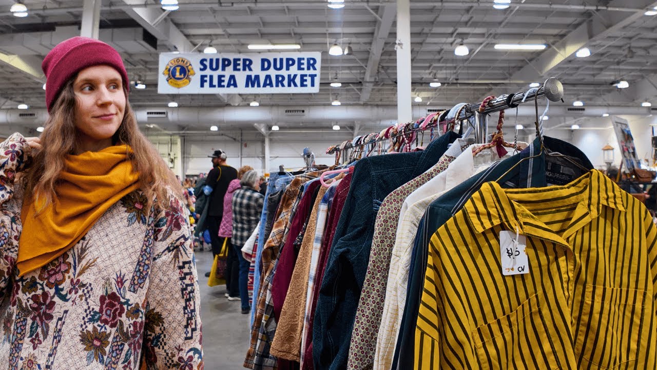 This Flea Market ONLY Happens TWICE A YEAR | Thrifting at The Lions Flea Market in Saskatoon