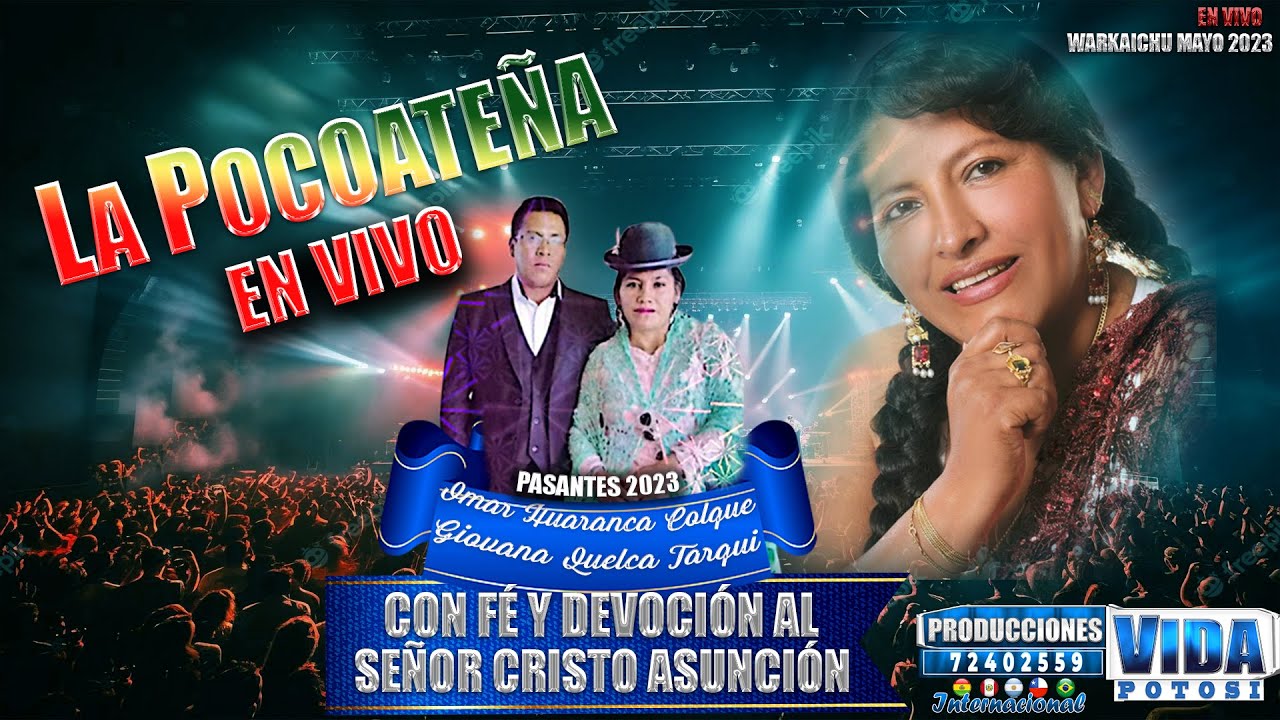 La Pocoateña en Vivo Pasantes 2023 Omar Huaranca Colque,Giovana Quelca Tarqui eHijosWarkaichu-Potosi