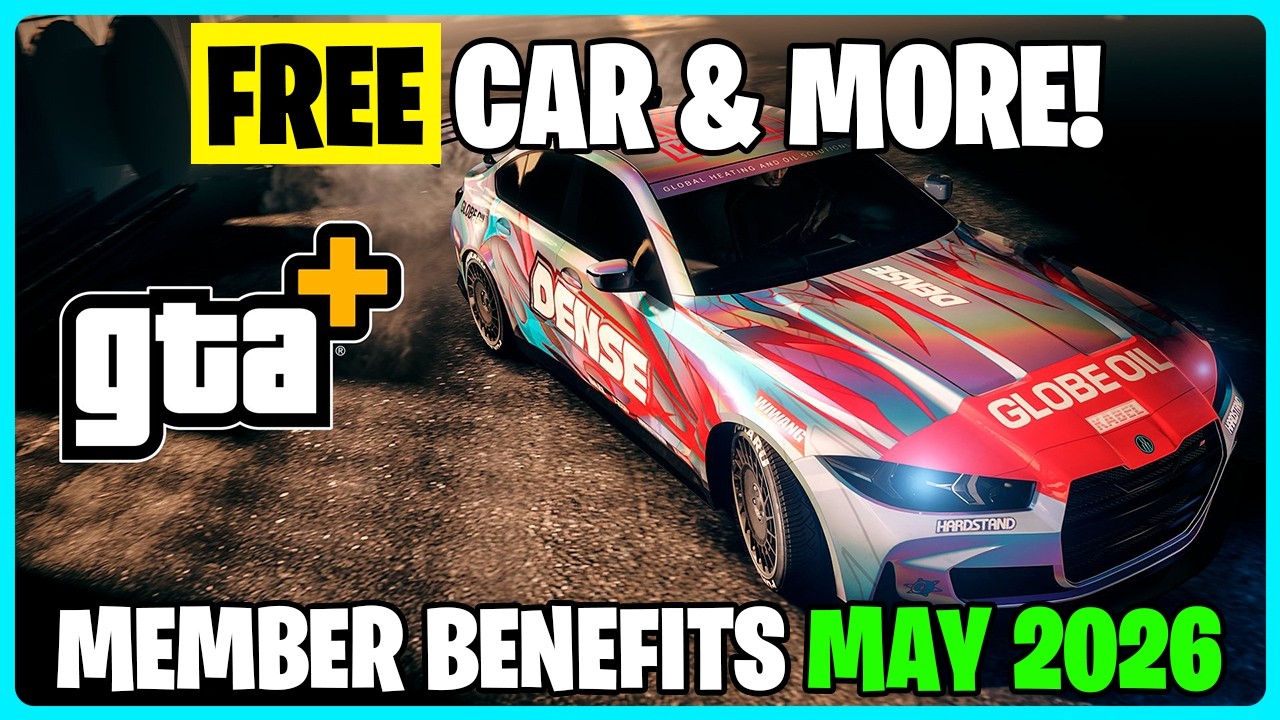 Преимущества GTA+ в мае 2026 года (преимущества GTA+ в этом месяце для GTA 5 Online)