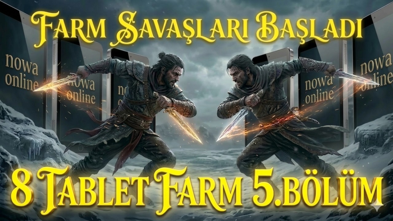 Bugün FARM ve SLOT SAVAŞI GÜNÜDÜR... | Nowa Online | 8 TABLET FARM 5.BÖLÜM
