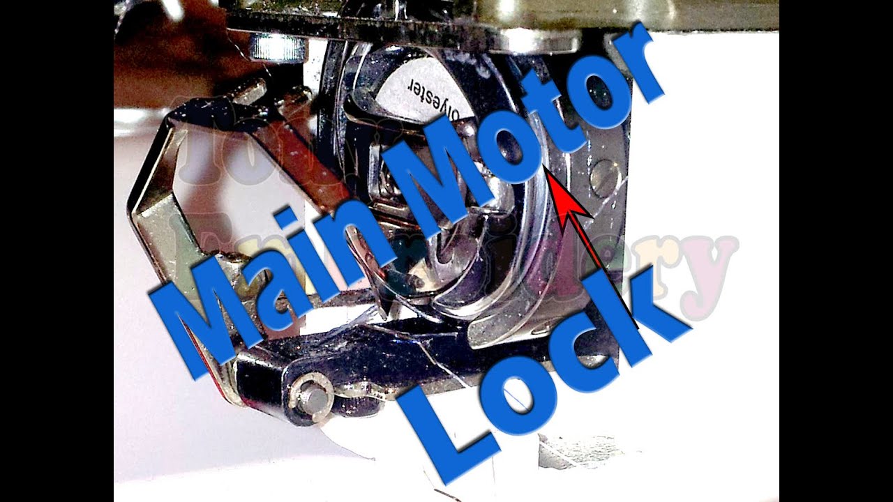 [Main Motor lock] Brother PR series embroidery machine Main Motor Lock error