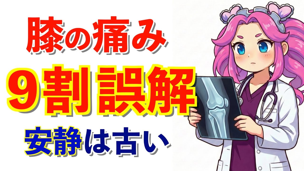 まだ「安静」にしてるの？ヒザの痛みを悪化させる“絶対NG”な習慣と最新エビデンス