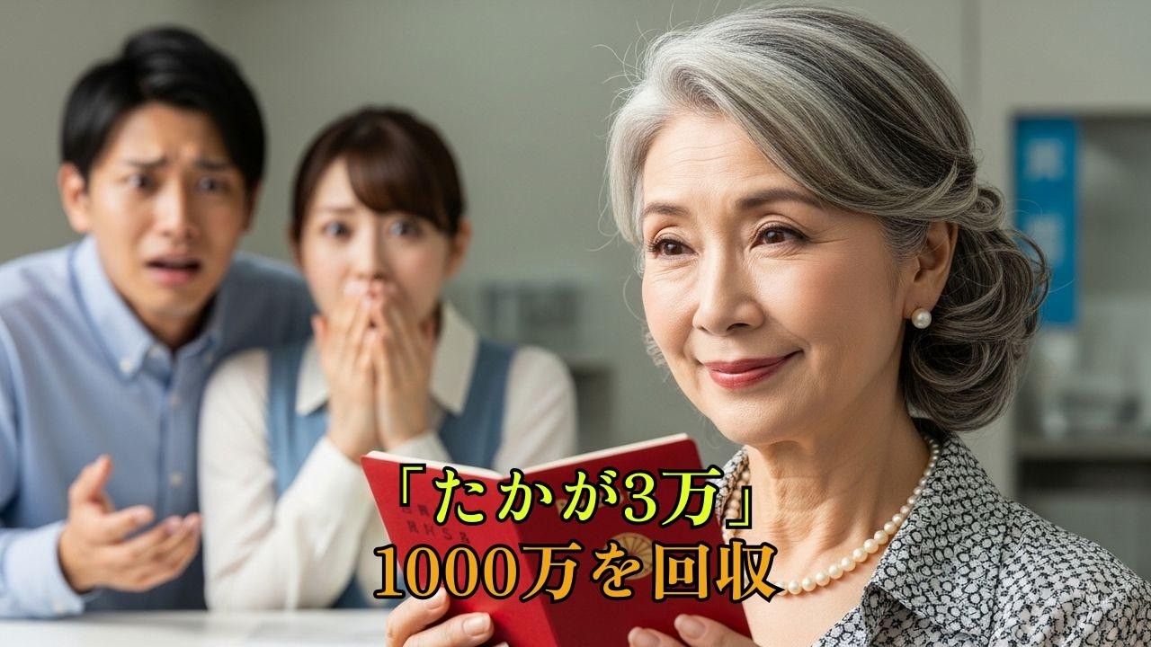 「たかが3万？」見下す嫁と息子。1000万援助を隠した私の逆襲…