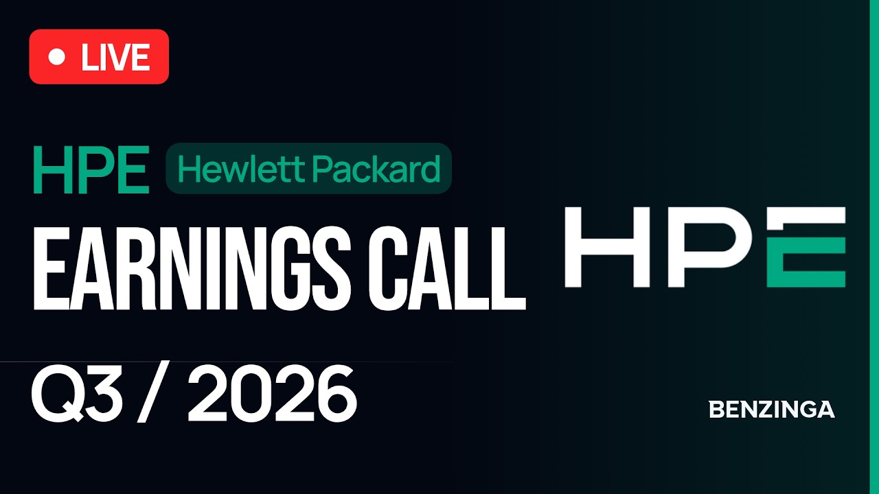 Hewlett Packard Q3 FY26 Earnings Call | $HPE | 🔴 WATCH LIVE