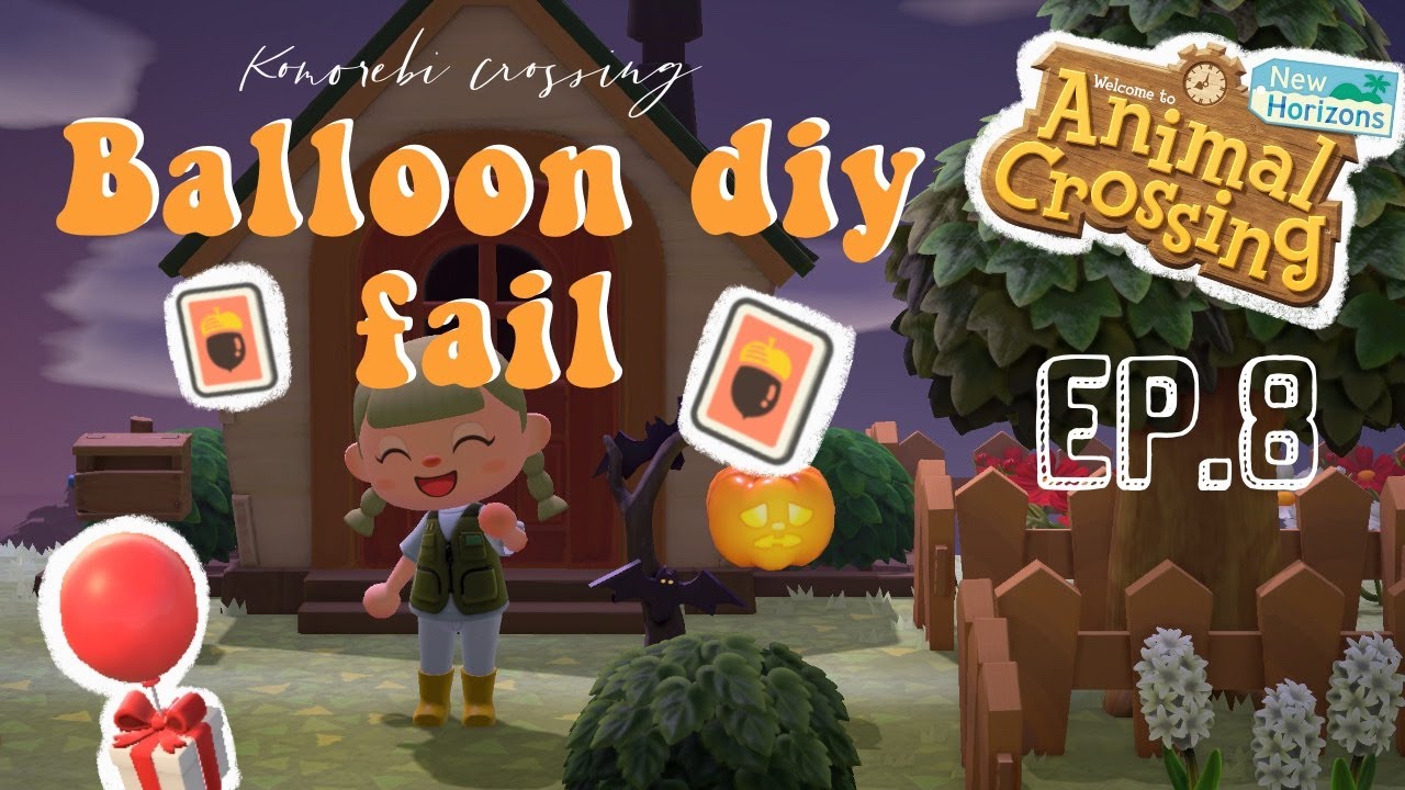 DIY BALLOON FAIL! | Animal Crossing Let's Play | Komorebi #8
